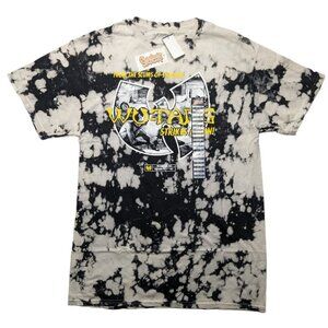 NEW Wu-Tang Clan Strikes Again Bleach Tie-Dye T-Shirt Rap Hip-Hop Size M NWT